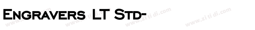 Engravers LT Std字体转换